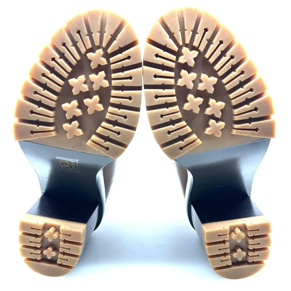 Tory Burch Miller 95mm Lug Sole Anke Boots sisze 7.5 Color: Toasted Caramel