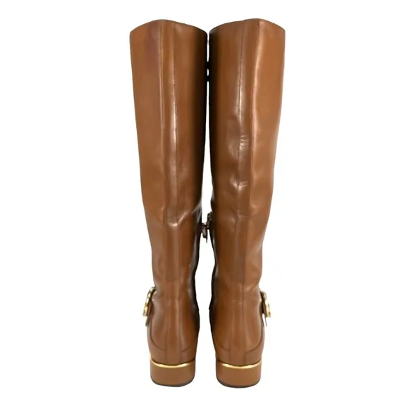 Tory Burch | |‎ Women 8 | Sofia Tall Riding Boots Brown Supple Brown Leather