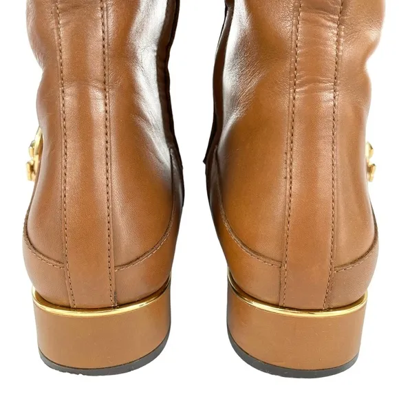 Tory Burch | |‎ Women 8 | Sofia Tall Riding Boots Brown Supple Brown Leather