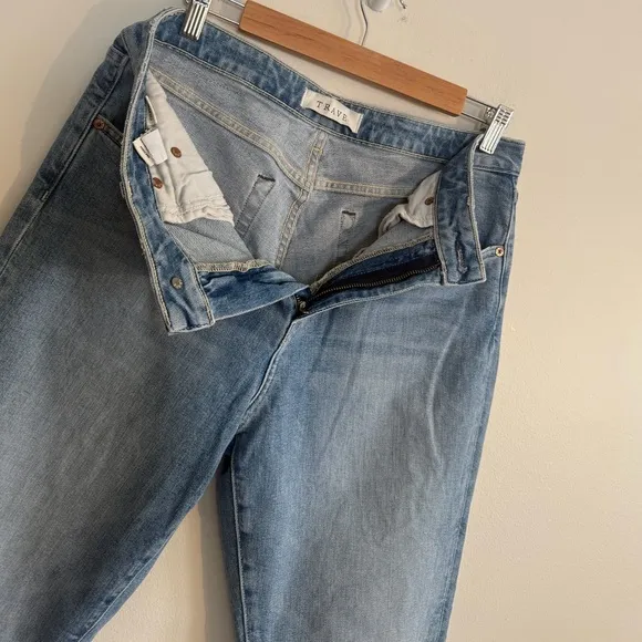 Trave Colette Kick Flare Jeans in Seaside Blue size 31