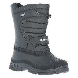 Trespass Youths Big Boys/Girls Dodo Waterproof Winter Snow Boots / Black