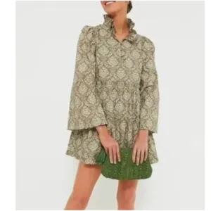 Tuckernuck | Hyacinth House Moss Printed Russell Mini Dress