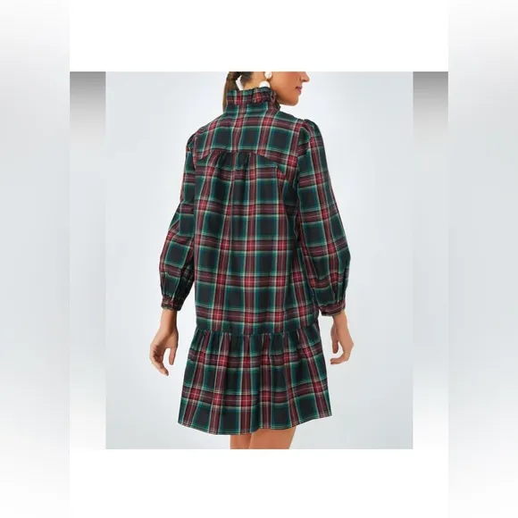 Tuckernuck Palmerston Dress XXL | Highland Tartan Holiday Midi Retail$228 NWT