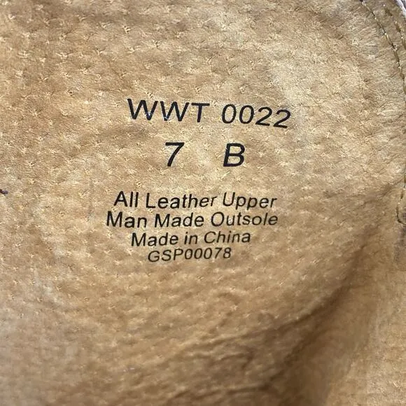 Twisted X Women’s Brown leather Embroidered Snip Toe Cowgirl Boot Size US 7 B
