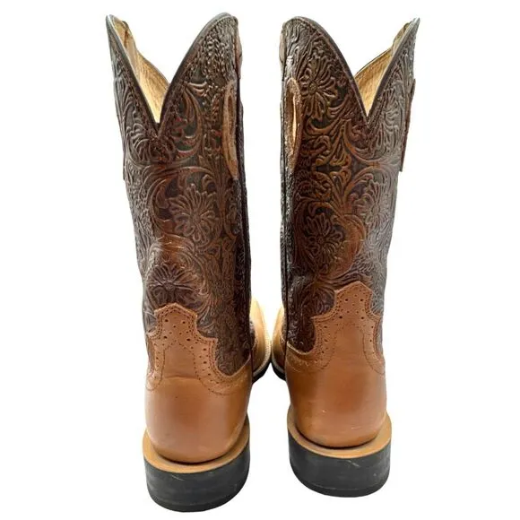 TWISTED X Women’s  Size 11 Ruff Stock Western Performance Boots Broad Square Toe