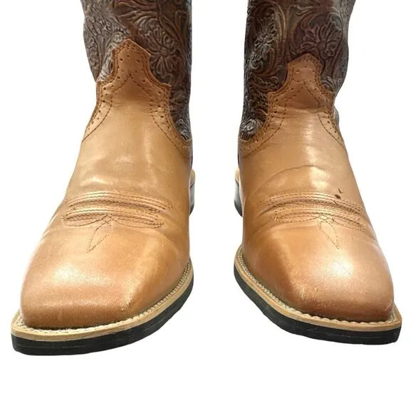 TWISTED X Women’s  Size 11 Ruff Stock Western Performance Boots Broad Square Toe