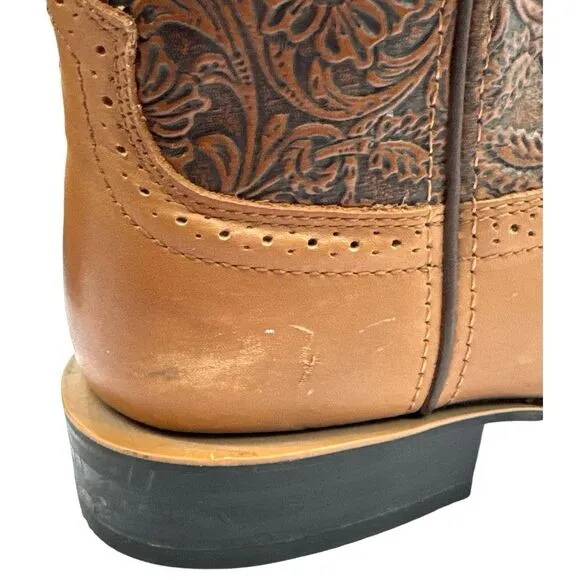 TWISTED X Women’s  Size 11 Ruff Stock Western Performance Boots Broad Square Toe