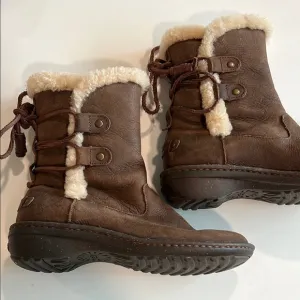 Ugg - Acadia, Brown Shearling-Lined Boots, 7
