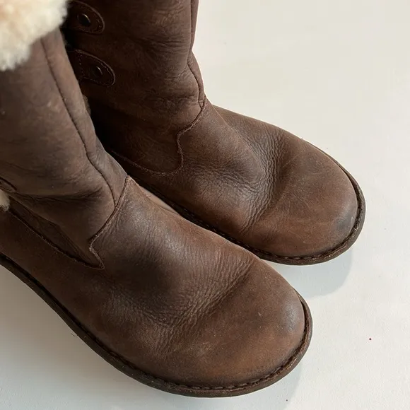 Ugg - Acadia, Brown Shearling-Lined Boots, 7
