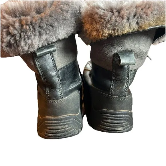 UGG Adirondack II Women’s 1906 Snow Winter Boots Sz 6 M Leather Waterproof