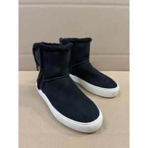 UGG Aika Women's Boots Size 7 Black Fur