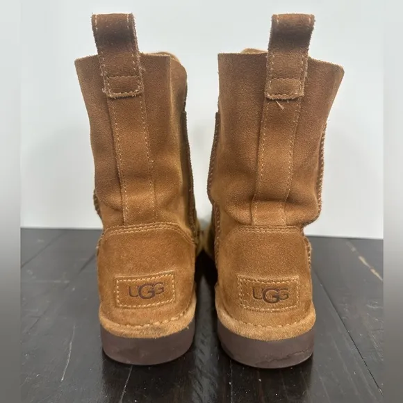 UGG Alita Ankle Boots (no fur lining)- Women’s Size 7 in Chestnut Brown