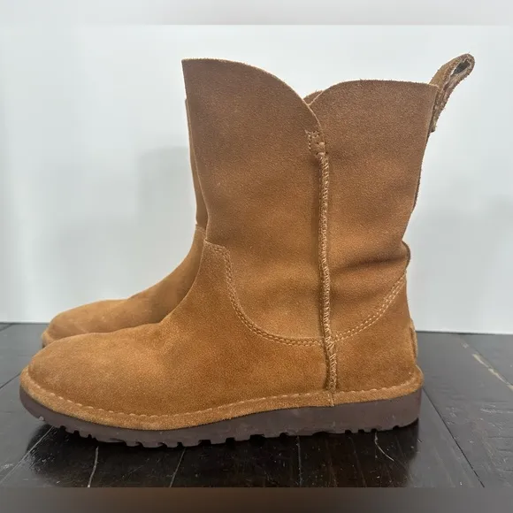 UGG Alita Ankle Boots (no fur lining)- Women’s Size 7 in Chestnut Brown