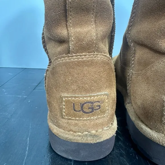 UGG Alita Ankle Boots (no fur lining)- Women’s Size 7 in Chestnut Brown