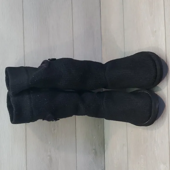 Ugg Australia Tall Knit Sweater boots shoes winter sz 9