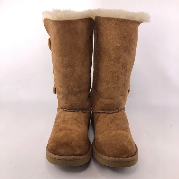 UGG Bailey Button Triplet Sheepskin Winter Boots 7