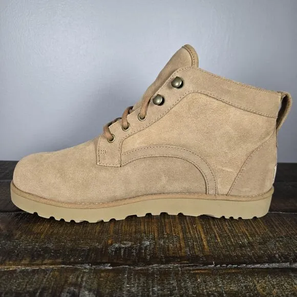 UGG Bethany Womens Size 10 Lace Up Boots Shoes Brown Fur Lined Winter