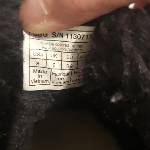 UGG Black Ankle Boots with Fur Lining (29)