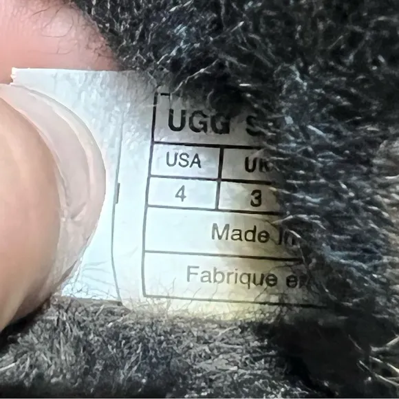 Ugg Black Leather Ellee Winter Boots