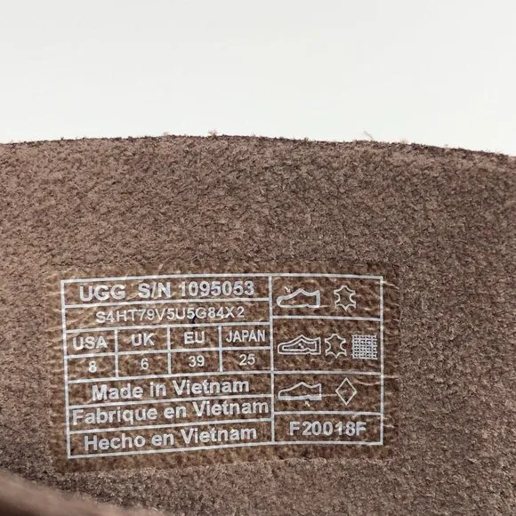 UGG Brown Suede Ankle Boots &amp; Booties | Size 8, Zip Closure