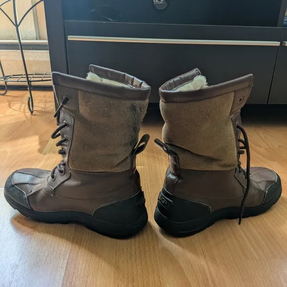 UGG Brown Winter Boots with Fur Lining