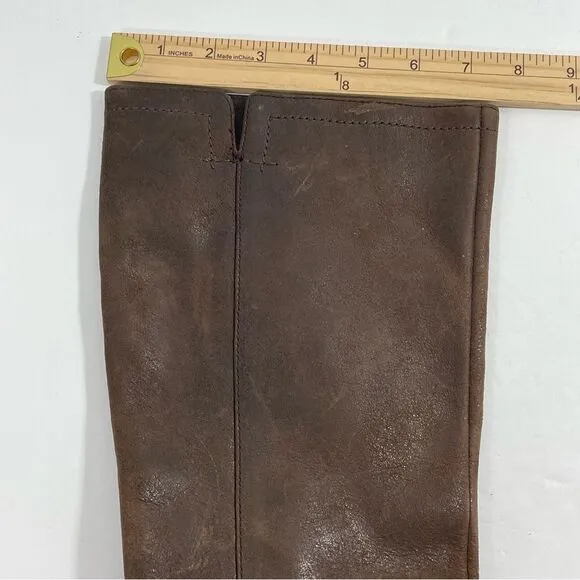 UGG Channing II Leather Riding Boots Brown Women’s Size 8.5 Equestrian