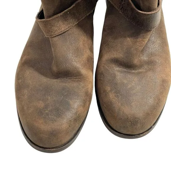 UGG Channing II Leather Riding Boots Brown Women’s Size 8.5 Equestrian