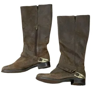 UGG Channing II Leather Riding Boots Brown Women’s Size 8.5 Equestrian