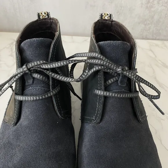 UGG Chukka Boots Men Sz 10 Grey Ombre Waterproof Suede Nubuck