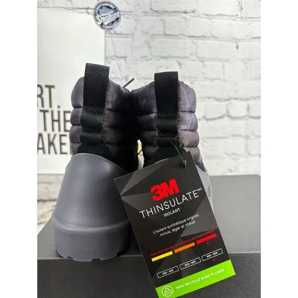 UGG Classic Mini Lace WEA Smokescreen Boots Guard Mens 12 Black Insulated NEW