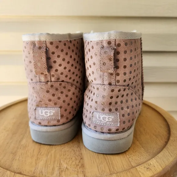 UGG Classic mini shiny dot suede women's boots size 10