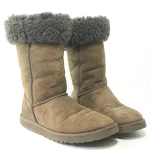 Ugg Classic Tall Brown Sheepskin Winter Boots Size W7