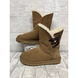 Ugg Constantine Genuine Lamb Shearling Lined‎ Boot Chestnut Size 7 1018629
