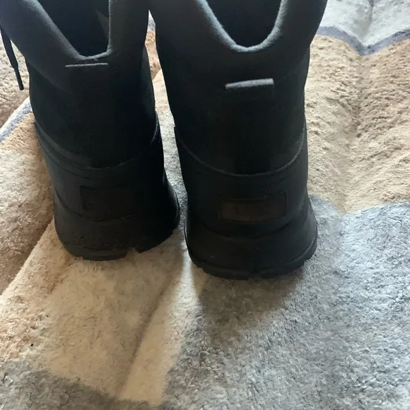 UGG Emmett minimalist waterproof black boots men size 13