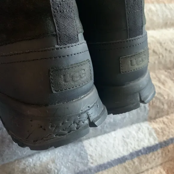 UGG Emmett minimalist waterproof black boots men size 13