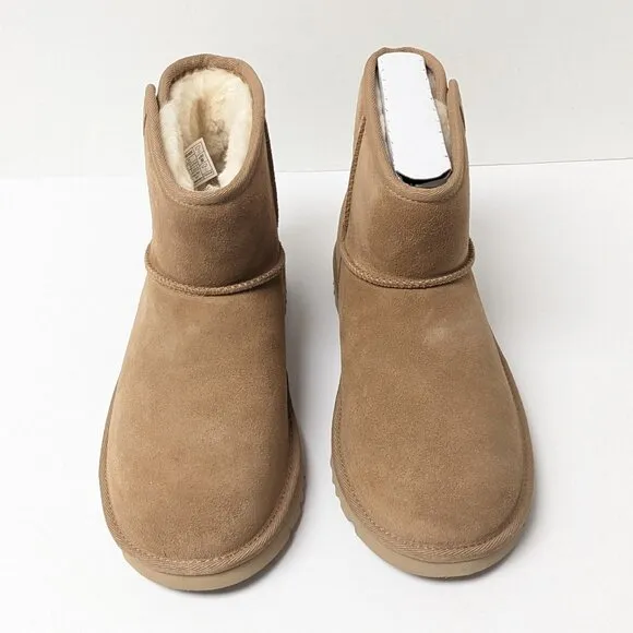 UGG Girls Jona Winter Boots, Chestnut Suede, Big Kids 6
