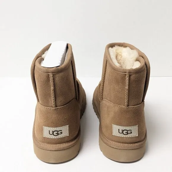 UGG Girls Jona Winter Boots, Chestnut Suede, Big Kids 6