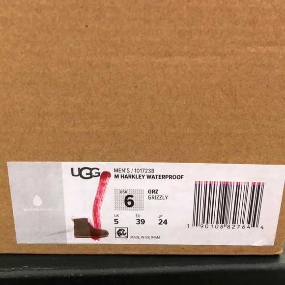 UGG Harkley Weather Waterproof Plain Toe Boots