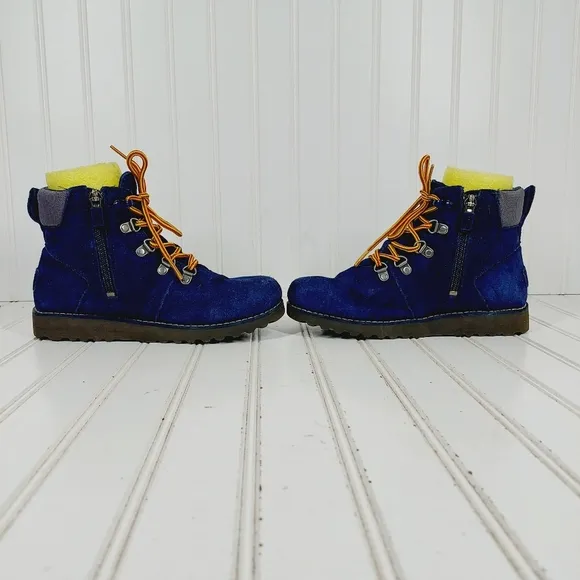 Ugg K Hilmar Suede Faux Thinsulate Water-resistant Impermeable Kids Boots H673