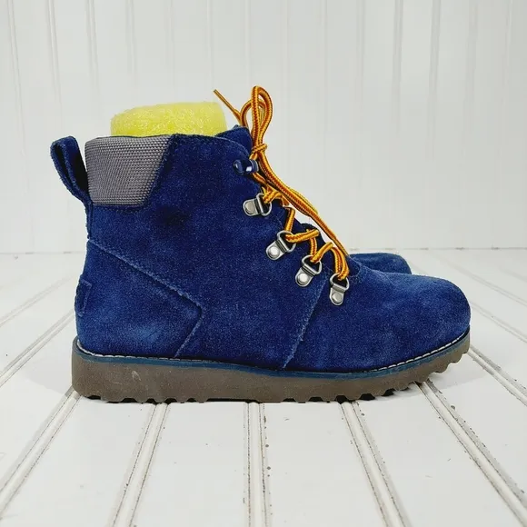 Ugg K Hilmar Suede Faux Thinsulate Water-resistant Impermeable Kids Boots H673