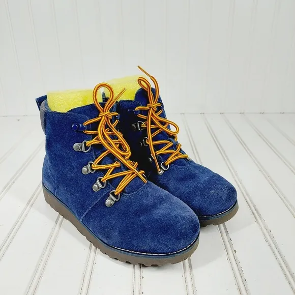 Ugg K Hilmar Suede Faux Thinsulate Water-resistant Impermeable Kids Boots H673