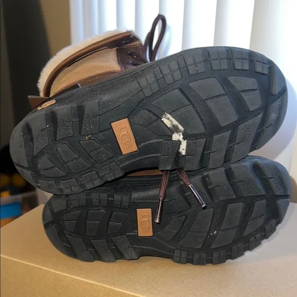 UGG Kids Brown and Black Winter Boots