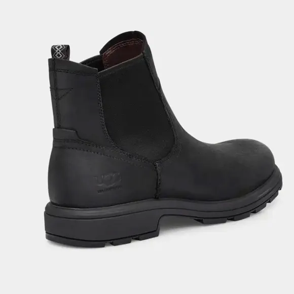 UGG MEN’S BILTMORE CHELSEA LEATHER WATERPROOF BOOTS, SIZE 12M.- NEW $125