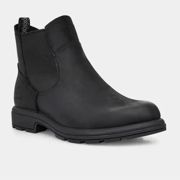 UGG MEN’S BILTMORE CHELSEA LEATHER WATERPROOF BOOTS, SIZE 12M.- NEW $125
