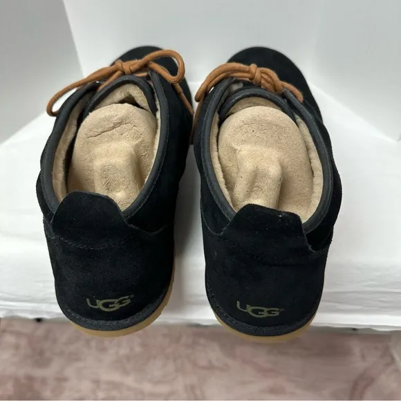 Ugg Men's Chukka Boots Maksim Size 17 Black Suede Moisture Wicking