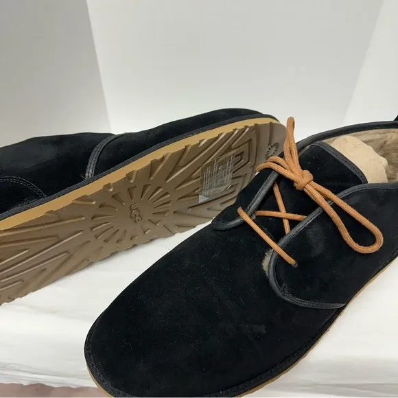 Ugg Men's Chukka Boots Maksim Size 17 Black Suede Moisture Wicking