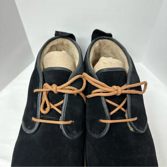 Ugg Men's Chukka Boots Maksim Size 17 Black Suede Moisture Wicking