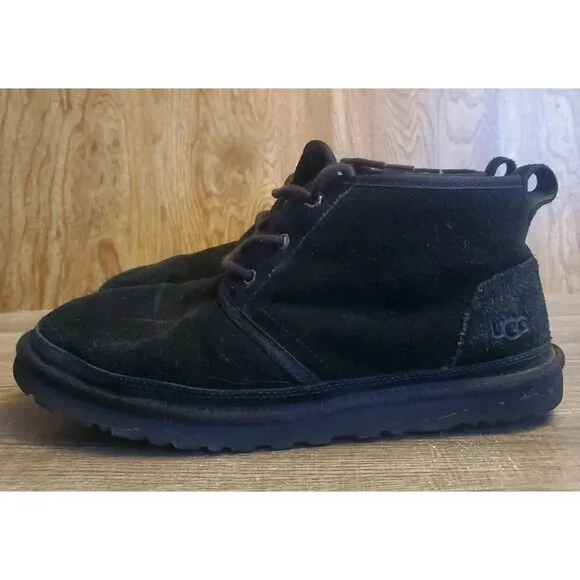 UGG Neumel Chukka Ankle Boots Men’s Size 12 Black