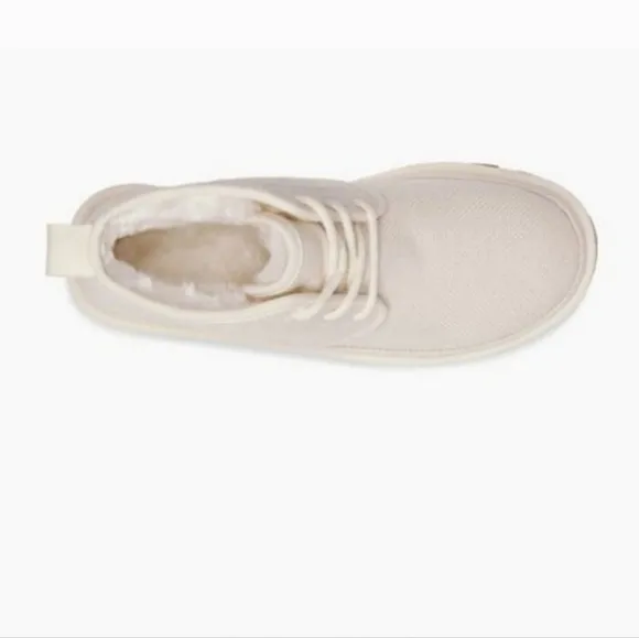 UGG Neumel Natural Women's Canvas Chukka Boots White