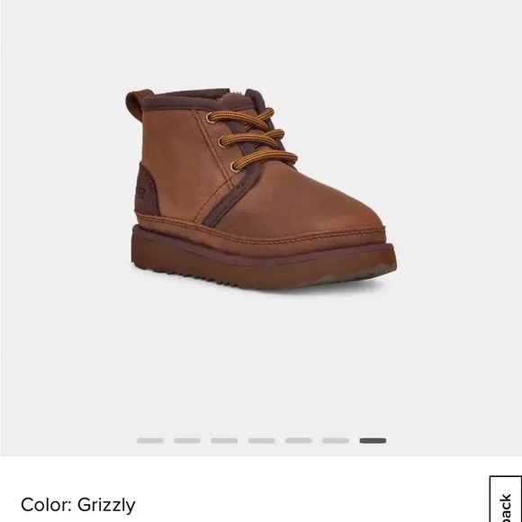 Ugg Neumel weather waterproof leather boots size 7 toddler boy